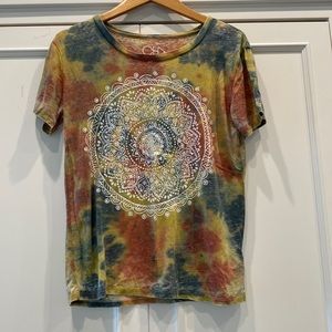 Tie dye Mandela tee